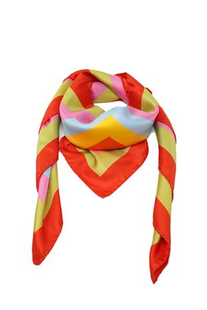 Foulard in seta fantasia pois La Dolce vista | FOULARD POISBIANCO